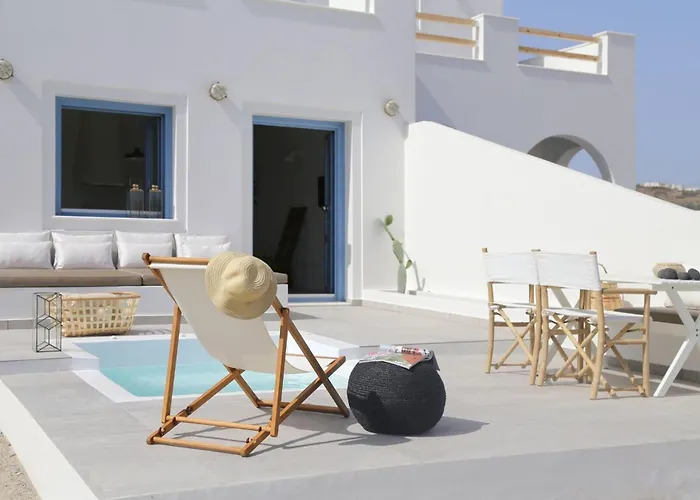 Wonderful Santorini House Nykteri Private Pool Sea Views & Plunge イア